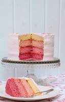 RASPBERRY OMBRE CAKE